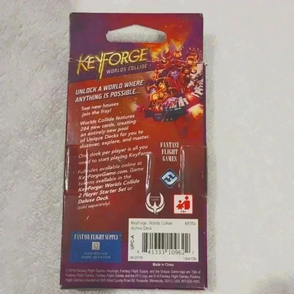 Keyforge deck game cards